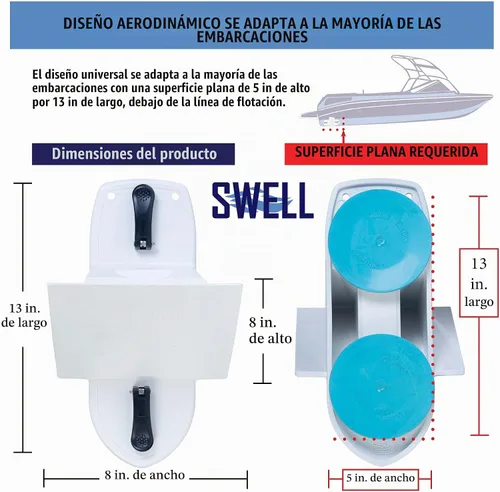 Vista 2 de SWELL Wakesurf Creator 2.0 - El generador de olas más vendido - Generador de olas - Flotante - Duradero