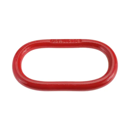 Vista 6 de 2 piezas de eslabones maestros oblongos de 1/2 pulgada, anillo de elevación de eslabones de cadena de acero de aleación G80, anillo de elevación
