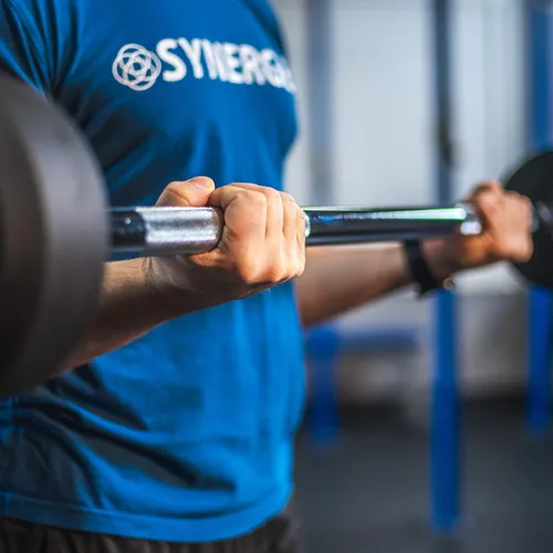 Vista 6 de Synergee Fixed Barbell – Pre Weighted Straight Steel Bar