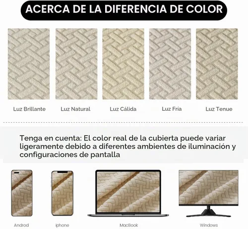 Vista 6 de Genina - Fundas impermeables de asiento para sillas de comedor y cocina (color beige, 2 piezas)