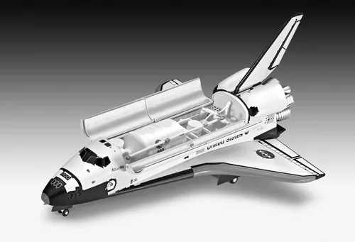 Vista 9 de Revell Alemania 04544 Transbordador espacial Atlantis Modelo Kit