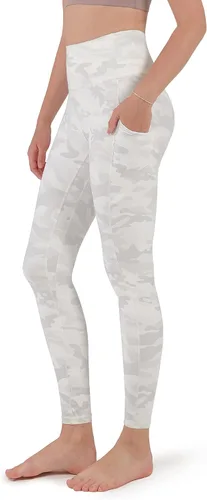 Vista 2 de ODODOS High Waist Yoga Pants for Women with Pockets, Tummy Control Running Sports Workout Yoga Leggings