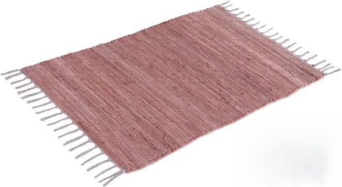 Vista 38 de Alfombra de trapo de algodón de 24 x 36 pulgadas, alfombra Chindi multicolor, tejida a mano, lavable y reversible para sala de estar, cocina Agua