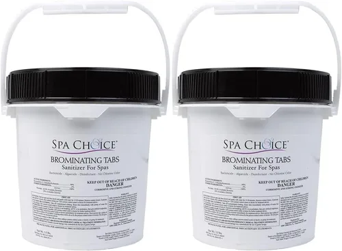 Vista 9 de SpaChoice Pestañas de bromación prémium de 1.5 libras para spas, tabletas de bromo para bañera de hidromasaje, fabricado en Estados Unidos