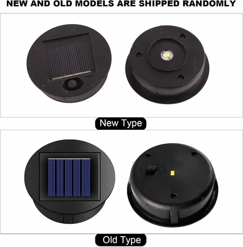 Vista 6 de 2 Pack Solar Lights Replacement with LED Bulbs for DIY Solar Lanterns, 3.2 X 3. X 1 Inches, Perfect for Outdoor Use