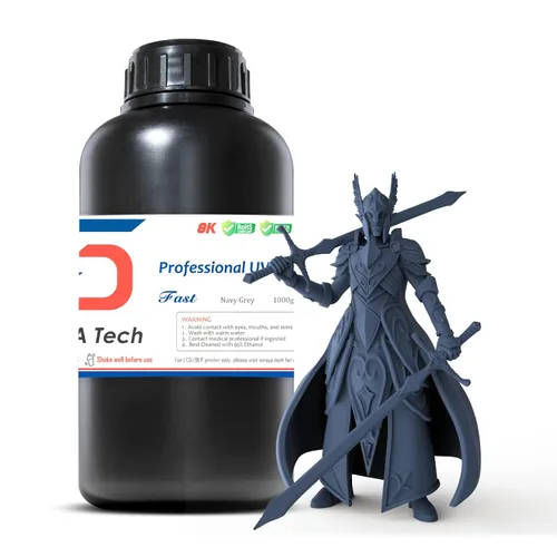 Vista 18 de Siraya Tech Resina de impresora 3D rápida similar a ABS de 405 nm, curado UV, no frágil, alta precisión, líquido de impresión 3D, resina de Cremoso