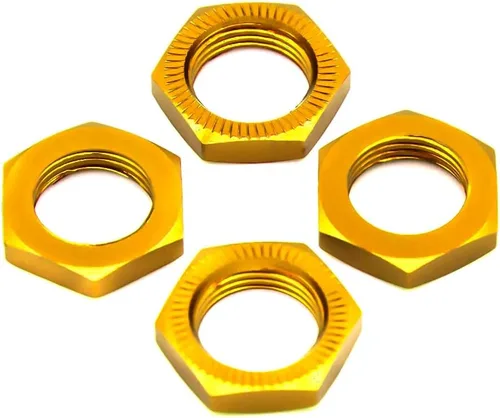 Vista 2 de 4pcs 17mm Wheel Hex Nuts Mount 4pcs for RC 1/5 TRAXS X-maX 77086-4 HSP RC Car - (Color: 4pcs)
