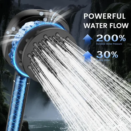 Vista 2 de Filtered Shower Head with Handheld, High Pressure Shower Head with Filters