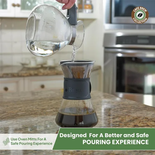 Vista 5 de Cafetera Brew - Tetera de vidrio, 12 tazas