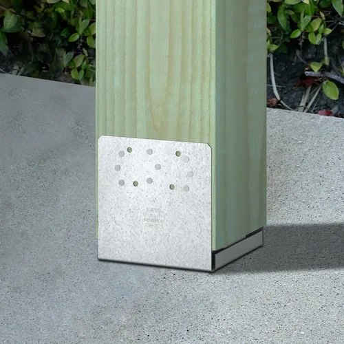 Vista 7 de Simpson Strong-Tie ABU88HDG ABU Base de poste ajustable galvanizada por inmersión en caliente para 8x8