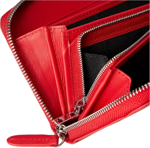 Vista 4 de Diesel 24 carteras con cremallera redonda, Blanco