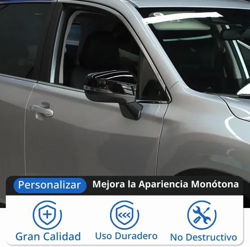 Vista 4 de Cubierta de espejo retrovisor de puerta compatible con Subaru Forester 2019-2024/XV 2019-2022, cubierta de recorte protectora de ABS para espejo