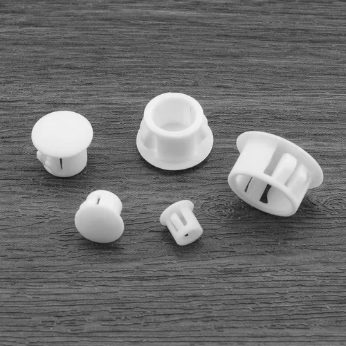 Vista 7 de SING F LTD 100 tapones de plástico de repuesto para orificios tipo rasante, tapones a presión para muebles, poste de esgrima, inserción de tubería