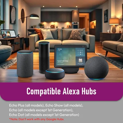Vista 4 de Bombillas Alexa equivalentes a 150 W, bombillas inteligentes directamente compatibles con Alexa, sintonizables de blanco cálido a frío, bombilla