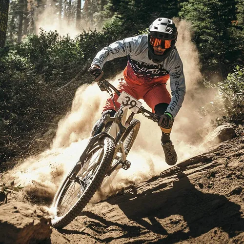 Vista 5 de LOOK Pedales de bicicleta de ciclo, X-Track En-Rage Plus MTB Pedales de bicicleta Clipless Pedales