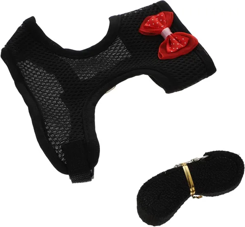 Vista 6 de balacoo Arnés de pollo – Cuerda de tracción de pollo, elástico, transpirable, ajustable, arnés para mascotas, lavable, juego de mascotas de Navidad