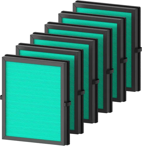 Vista 9 de Paquete de 2 filtros de aire MK04 de repuesto para purificador de aire Aroeve MK04/MG04JH - Filtro H13 HEPA verdadero 4 en 1 para polen, caspa