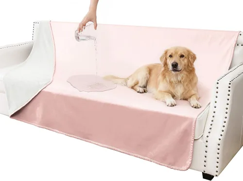 Vista 21 de Manta impermeable para perros pequeños, a prueba de fugas, manta reversible para sofá, cama, protector de muebles lavable a máquina, 25 x 35