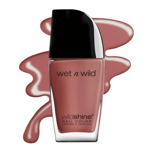 Vista 36 de wet n wild Wild Shine Esmalte de Uñas, Orange-Red Nuclear War, Color de Uñas Guerra nuclear