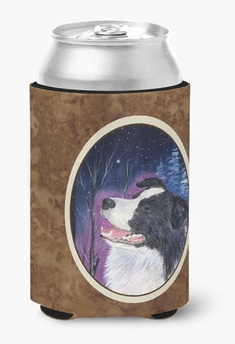 Vista 216 de Caroline's Treasures SS8447CC Starry Night English Bulldog - Enfriador para latas o botellas, lavable, funda plegable con aislamiento para bebidas