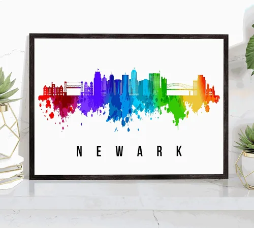 Vista 40 de Generic Póster de Albuquerque Skyline New Mexico, 12 x 18 pulgadas, perfecto para sala de estar, dormitorio, oficina