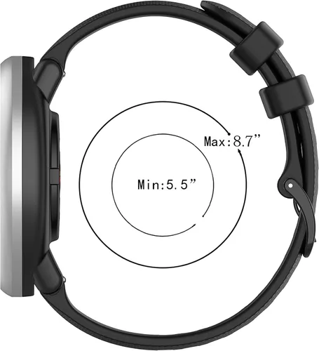 Vista 2 de E ECSEM Correas compatibles con Willful SW021 SW020 ID205 ID205L Correa de reloj de goma suave pulsera de ajuste rápido para accesorios de banda