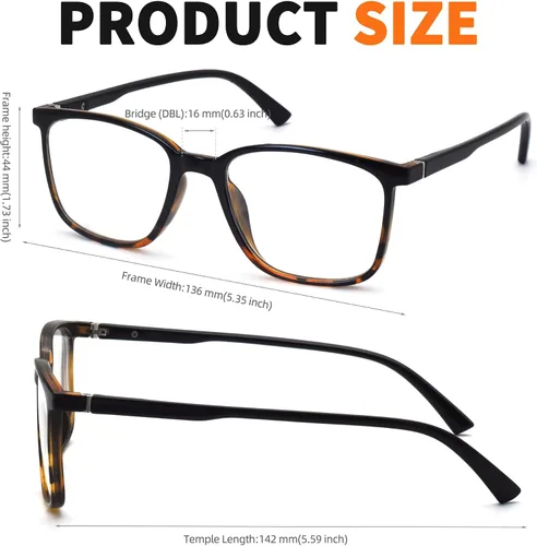 Vista 6 de Nearsighted Short-Sighted Lightweight Glasses not reading glasses