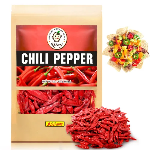 Vista 9 de Pimientos rojos secos de Yimi, especias picantes medias para la cocina multi 10,7 onzas