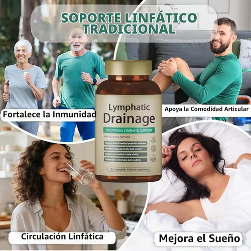 Vista 5 de Cápsulas de drenaje linfático FRZVEO, suministro para 2 meses