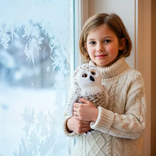 Vista 5 de The Petting Zoo Peluche de búho nevado, regalos para niños, animales salvajes del zoológico Onez, juguete de peluche de búho blanco, 12 pulgadas