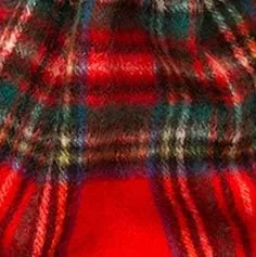 Vista 2 de Glen Isla Bufanda 100% cachemira Tartán Royal Stewart Rojo - Hecho en Escocia, Rojo