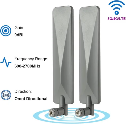 Vista 3 de Antena SMA macho para cámara de seguimiento celular: Mejora y reemplazo para Spypoint LM2 Flex, Flex-S, Flex-M, Flex-Dark, Flex G-36, Moultrie