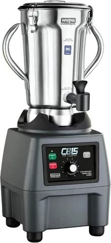 Vista 12 de Waring Licuadora Comercial CB15P Ultra Resistente de 3.75 HP, controles de panel táctil eléctrico con copoliéster libre de BPA, contenedor de 1