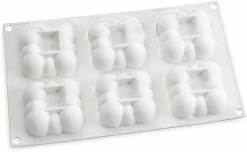 Vista 9 de Molde de esfera de silicona de 15 cavidades, 1.65 pulgadas Mini molde redondo para pastel de mousse para chocolate, trufas, gelatina, pudín y helado