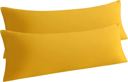 Vista 29 de NTBAY Juego de 2 fundas de almohada estándar, paquete de 2 fundas de almohada de microfibra cepillada de 20x26, suaves, resistentes a las arrugas, a
