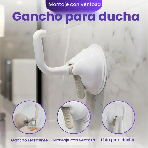 Vista 7 de Changing Lifestyles Safe-er-Grip Shower Hook