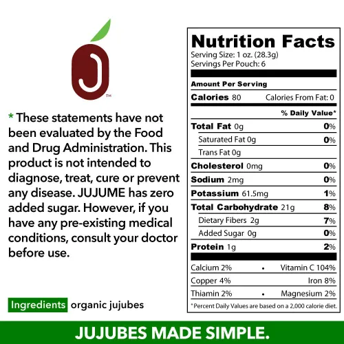 Vista 11 de JUJUME Jujubes Orgánicos Certificados por USDA Cultivados en California Frutas de Datil Rojo Clasificados Individualmente 3 Veces para Control