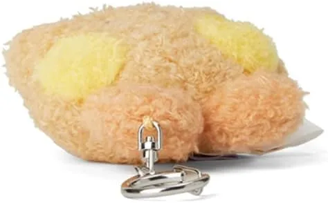 Vista 5 de BT21 Minini - Llaveros de peluche (SHOOKY), Amarillo