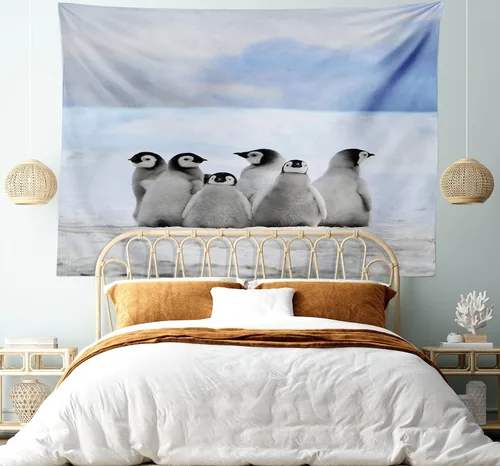 Vista 91 de Lunarable Tapiz japonés, Geisha joven en kimono con maquillaje oriental tradicional de Sakura, decoración de tela para colgar en la pared