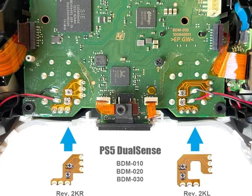 Vista 5 de ElecGear 8X Joystick Drift Fix Kit de reparación para controlador, resuelve problemas de deriva con corrección de resistencia variable para PS5