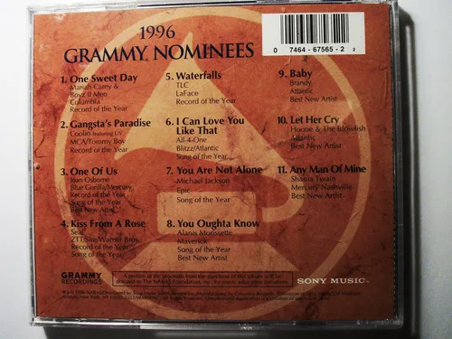 Vista 2 de 1996 Grammy Nominees
