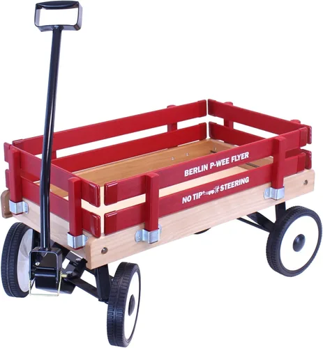 Vista 6 de AmishToyBox Berlin P-Wee Wagon - Modelo F257 - Amish fabricado en Ohio, Estados Unidos (azul)