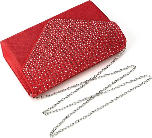 Vista 5 de Nodykka Monederos y bolsos de mano de noche, bolsos cruzados clásicos para boda, fiesta, bolso de hombro para mujer