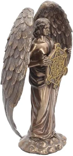 Vista 6 de Nemesis Now Metatron - Figura de arcángel (12.2 in), color bronce, resina, talla única