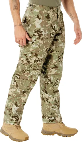 Vista 53 de Rothco: pantalones tácticos BDU – Pantalones cargo resistentes para senderismo al aire libre, EDC, uniforme de trabajo Uniforme de combate
