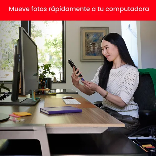 Vista 3 de SanDisk 128GB Phone Drive para Android - El USB 2-en-1 para teléfonos inteligentes, tabletas y computadoras - Unidad USB con conectores USB Type-C