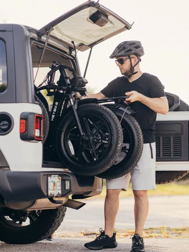 Vista 9 de Heybike Ranger 2.0 Folding Electric Bike for Adults, 1400W Peak Motor Ebike