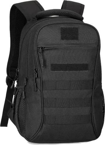 Vista 9 de CREATOR Mini mochila táctica militar MOLLE mochila mochila estudiante escuela viajes camping bolsa
