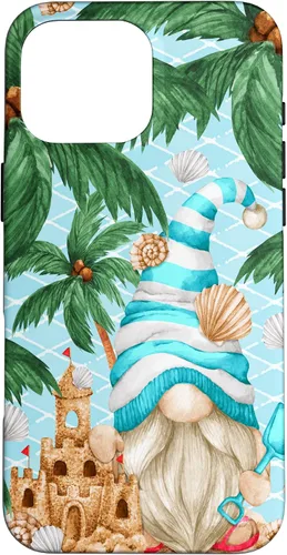 Vista 19 de Life is Better At The Beach for Summer Lover Funny Gnome Case for iPhone 17