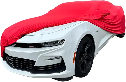 Vista 8 de Cubierta antipolvo para interior de automóvil compatible con Chevrolet Camaro S5, RS, ZL1, 2/28, LS, 1LT, 2LT, 3LT, LT1 (negro)